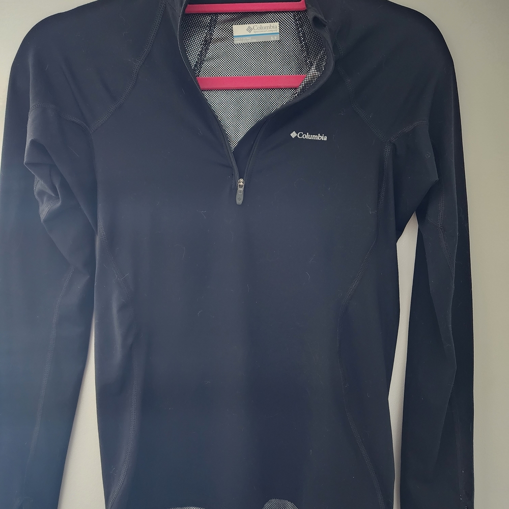 Columbia Black Quarter-Zip Pullover
